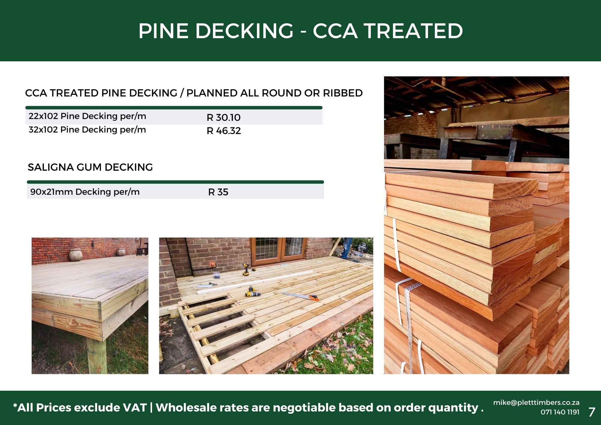 Price List Plett Timbers